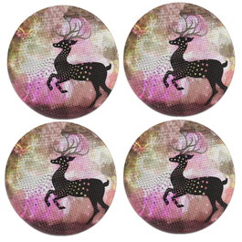 Hermia Salvamanteles Multicolor Set de 4 Piezas de 37 cm
